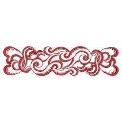 Redwork Feather Borders and Corners 06(Md)