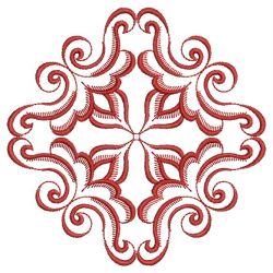 Redwork Feather Borders and Corners 11(Md)