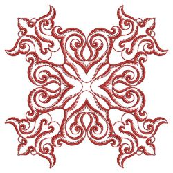 Redwork Feather Borders and Corners 13(Lg)