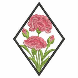 Flowers of the Month 1 01 machine embroidery designs