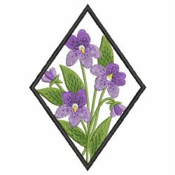 Flowers of the Month 1 03 machine embroidery designs