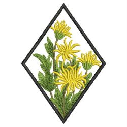 Flowers of the Month 1 16 machine embroidery designs