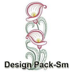 Vintage Heirloom Calla(Sm) machine embroidery designs