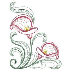 Vintage Heirloom Calla 02(Sm) machine embroidery designs