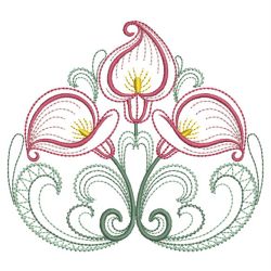 Vintage Heirloom Calla 07(Lg) machine embroidery designs