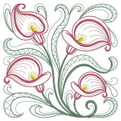 Vintage Heirloom Calla 08(Lg) machine embroidery designs