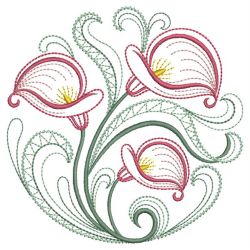 Vintage Heirloom Calla 09(Sm) machine embroidery designs