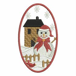 Winter Snowman Scenes 03 machine embroidery designs