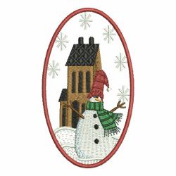Winter Snowman Scenes 04 machine embroidery designs