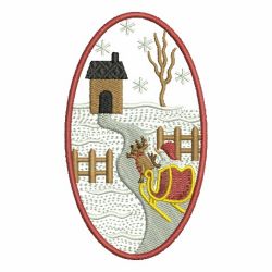 Winter Snowman Scenes 05 machine embroidery designs