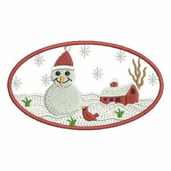 Winter Snowman Scenes 10 machine embroidery designs