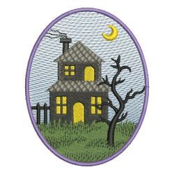 Halloween Scenes 05 machine embroidery designs