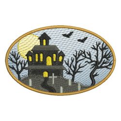 Halloween Scenes 07 machine embroidery designs