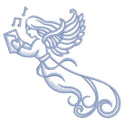 Music Angels 01(Lg) machine embroidery designs