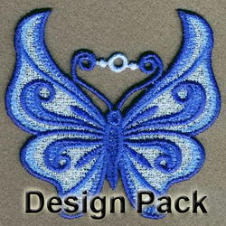 FSL Blue Butterflies machine embroidery designs