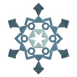 Paletted Snowflakes 10(Lg)