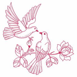 Vintage Roses and Doves 04(Md) machine embroidery designs