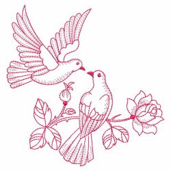 Vintage Roses and Doves 04(Sm) machine embroidery designs