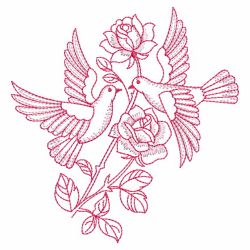 Vintage Roses and Doves 09(Lg) machine embroidery designs