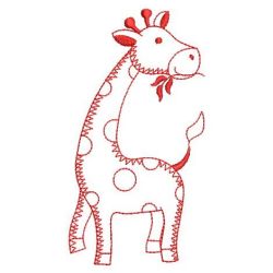 Redwork Cute Zebra 04(Sm) machine embroidery designs