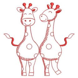 Redwork Cute Zebra 06(Lg) machine embroidery designs