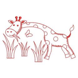 Redwork Cute Zebra 07(Lg) machine embroidery designs