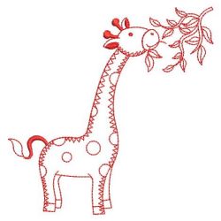 Redwork Cute Zebra 08(Md) machine embroidery designs