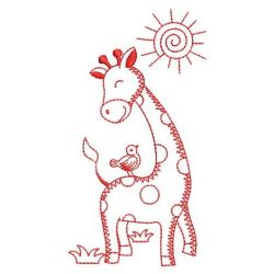 Redwork Cute Zebra 10(Md) machine embroidery designs