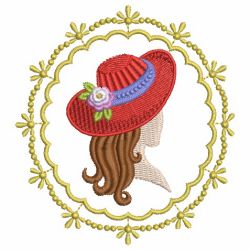 Red Hat Lady 01 machine embroidery designs