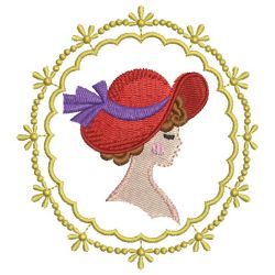 Red Hat Lady 02 machine embroidery designs