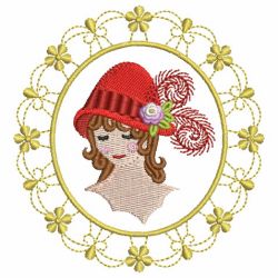 Red Hat Lady 04 machine embroidery designs