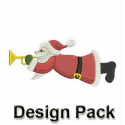 Cute Christmas Santa machine embroidery designs