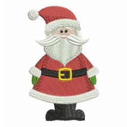 Cute Christmas Santa 01 machine embroidery designs