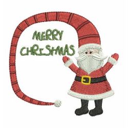 Cute Christmas Santa 05 machine embroidery designs