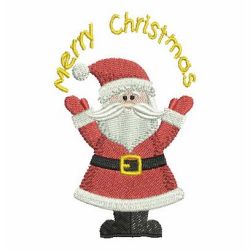 Cute Christmas Santa 07 machine embroidery designs