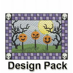 Halloween Scenes 2 machine embroidery designs