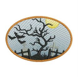 Halloween Scenes 2 08 machine embroidery designs