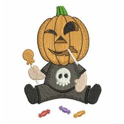 Halloween Pumpkin Headman 06 machine embroidery designs