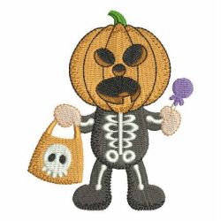 Halloween Pumpkin Headman 09 machine embroidery designs