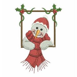 Lovely Christmas Snowman 1 01 machine embroidery designs