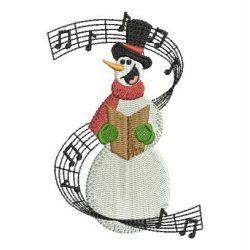 Lovely Christmas Snowman 1 03 machine embroidery designs