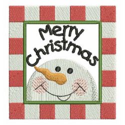 Lovely Christmas Snowman 1 04 machine embroidery designs