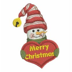 Lovely Christmas Snowman 2 01 machine embroidery designs