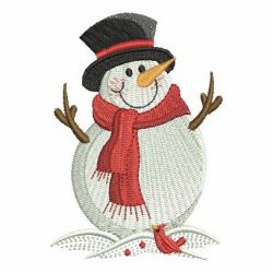 Lovely Christmas Snowman 2 09 machine embroidery designs