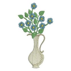 Flowers in Vase 08 machine embroidery designs