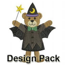 Halloween Cute Bears machine embroidery designs