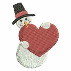 Lovely Christmas Snowman 3 03 machine embroidery designs