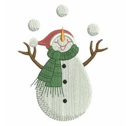 Lovely Christmas Snowman 3 05 machine embroidery designs