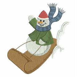 Lovely Christmas Snowman 3 06 machine embroidery designs