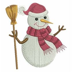 Lovely Christmas Snowman 3 09 machine embroidery designs